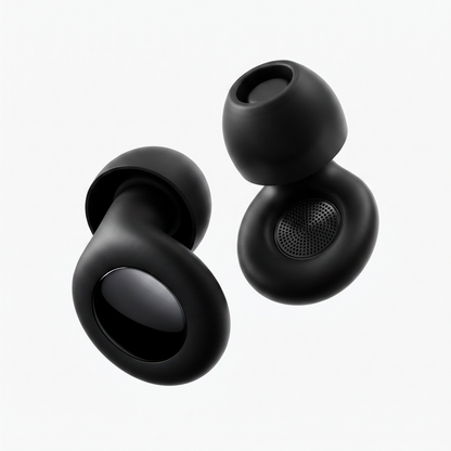 Orlure Hush™ - Silicone Sleep Earplugs, 45dB Noise Reduction, Reusable 2.0